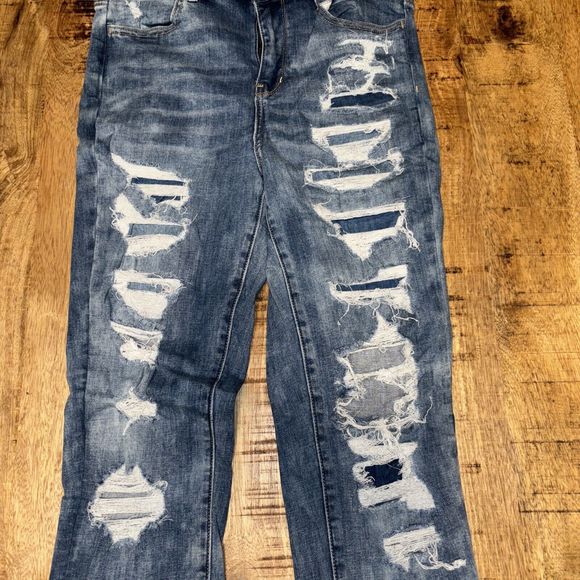 American Eagle Jeans Size 10 Curvy Hi Rise Jegging Next Level Stretch - Picture 2 of 7